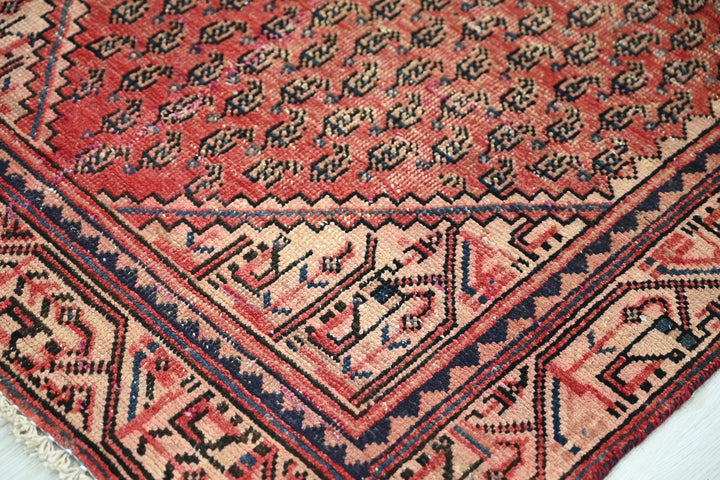 red Runner rug 3' 2" x 10' 1"