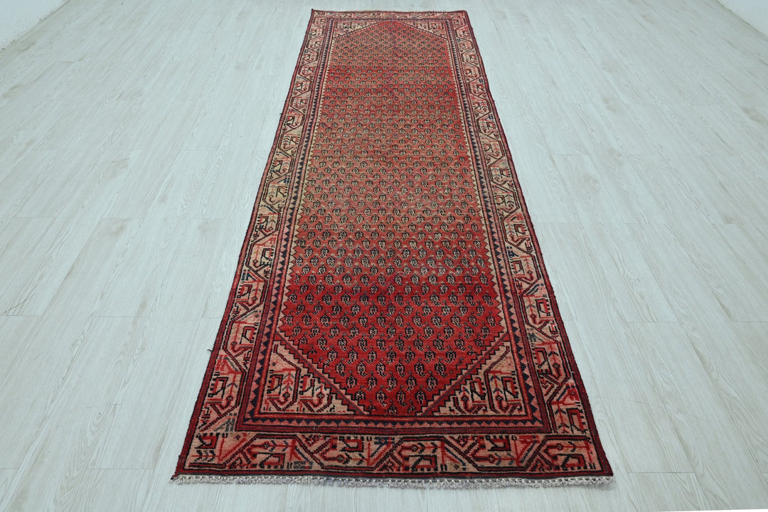 red Runner rug 3' 2" x 10' 1"