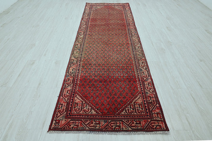 red Runner rug 3' 2" x 10' 1"