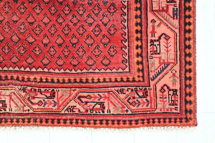 red Runner rug 3' 6" x 9' 9"