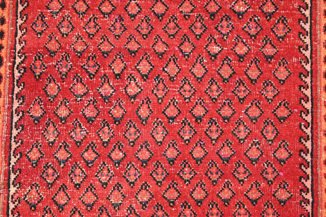 red Runner rug 3' 6" x 9' 9"
