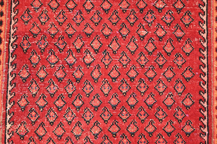 red Runner rug 3' 6" x 9' 9"