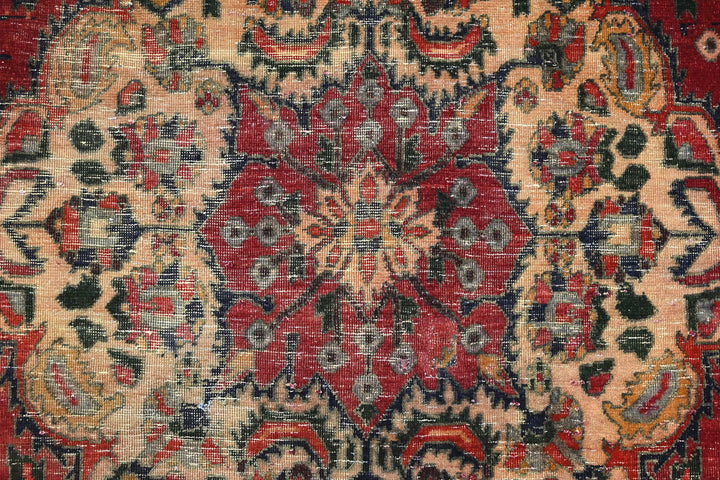 red Medium rug 5' 10" x 8' 3"