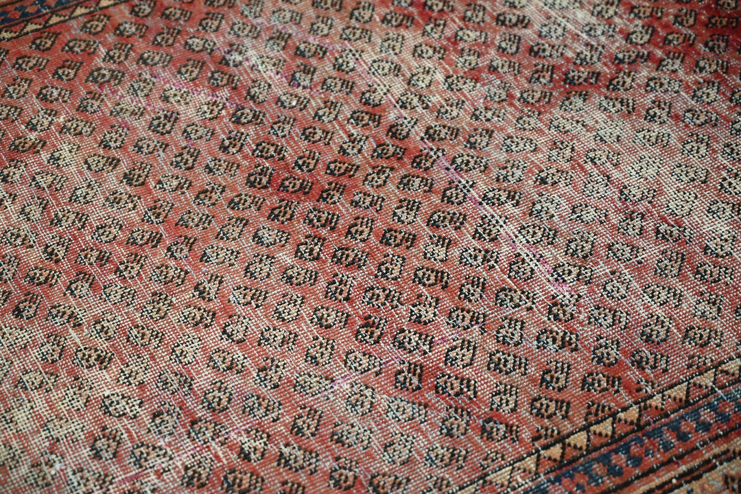 red Accent rug 3' 10" x 6' 5"