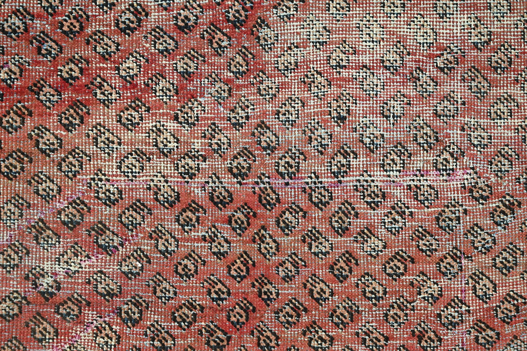 red Accent rug 3' 10" x 6' 5"