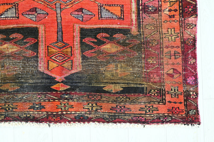 black Runner rug 3' 7" x 9' 11"