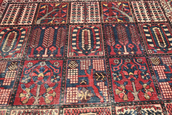red Medium rug 5' 11" x 9' 5"