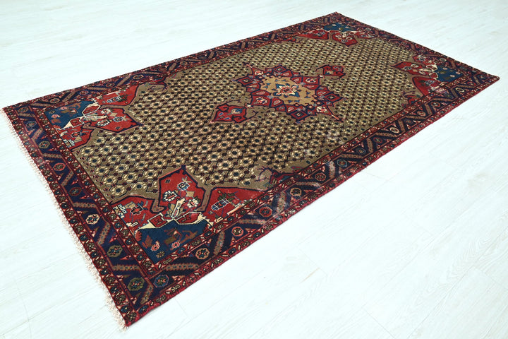 brown Medium rug 4' 7" x 8' 8"