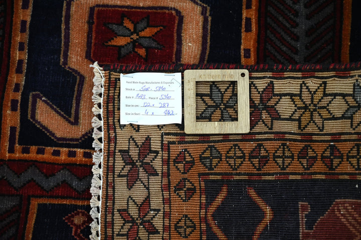 blue Medium rug 4' 0" x 9' 5"