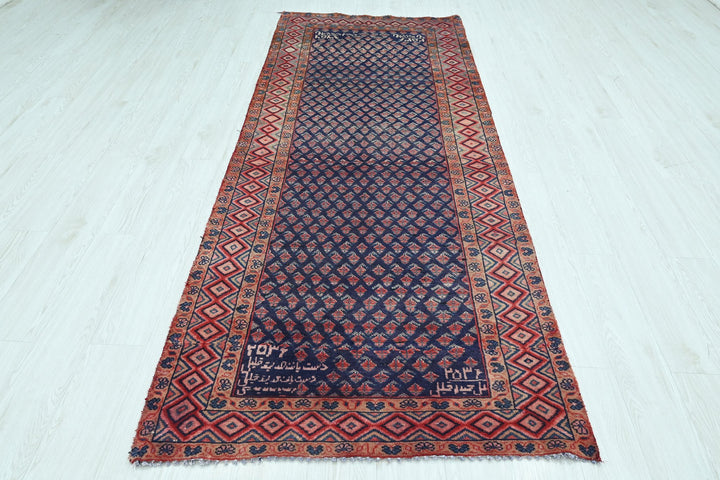 blue Runner rug 3' 6" x 9' 2"