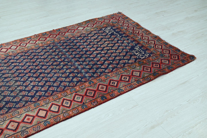 blue Runner rug 3' 6" x 9' 2"