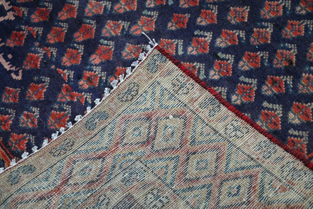 blue Runner rug 3' 6" x 9' 2"