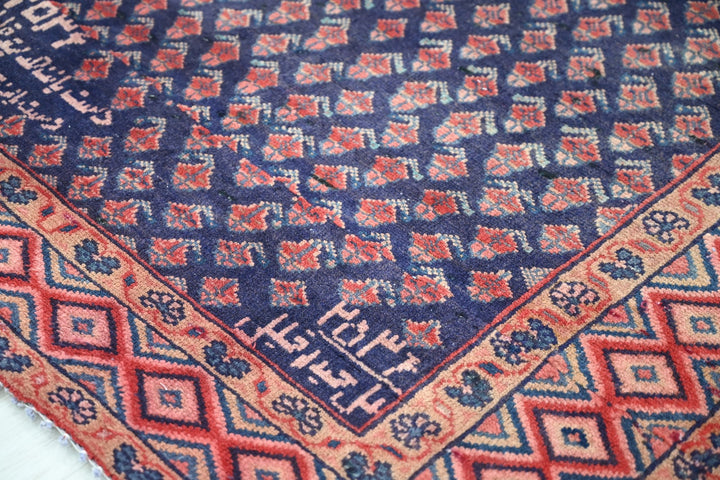 blue Runner rug 3' 6" x 9' 2"