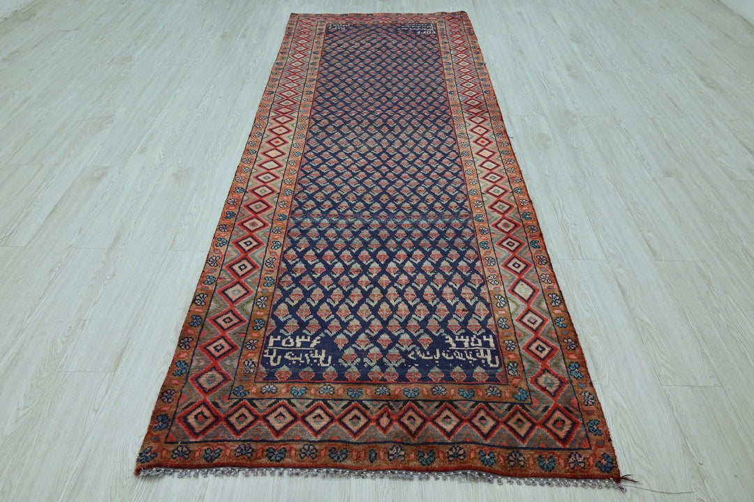 blue Runner rug 3' 6" x 9' 2"