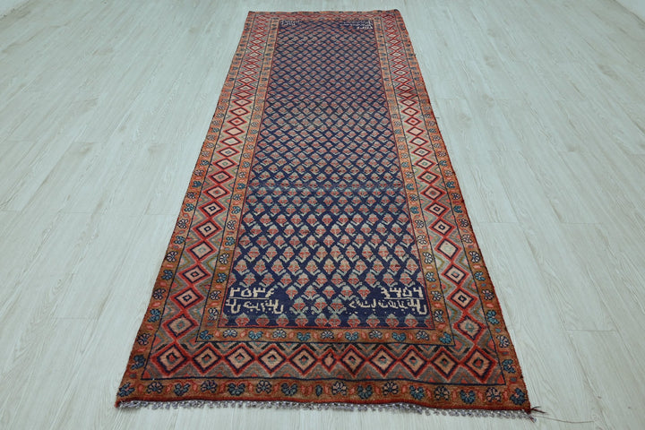 blue Runner rug 3' 6" x 9' 2"