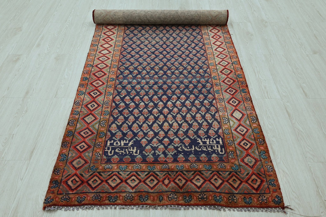blue Runner rug 3' 6" x 9' 2"