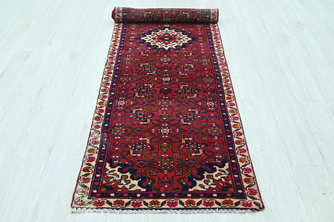 red Runner rug 2' 5" x 9' 6"