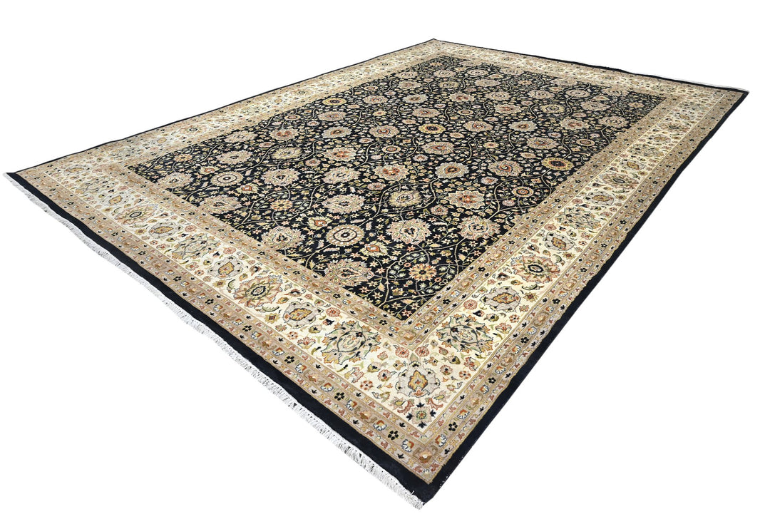 black Oversized rug 10' 0" x 14' 1"