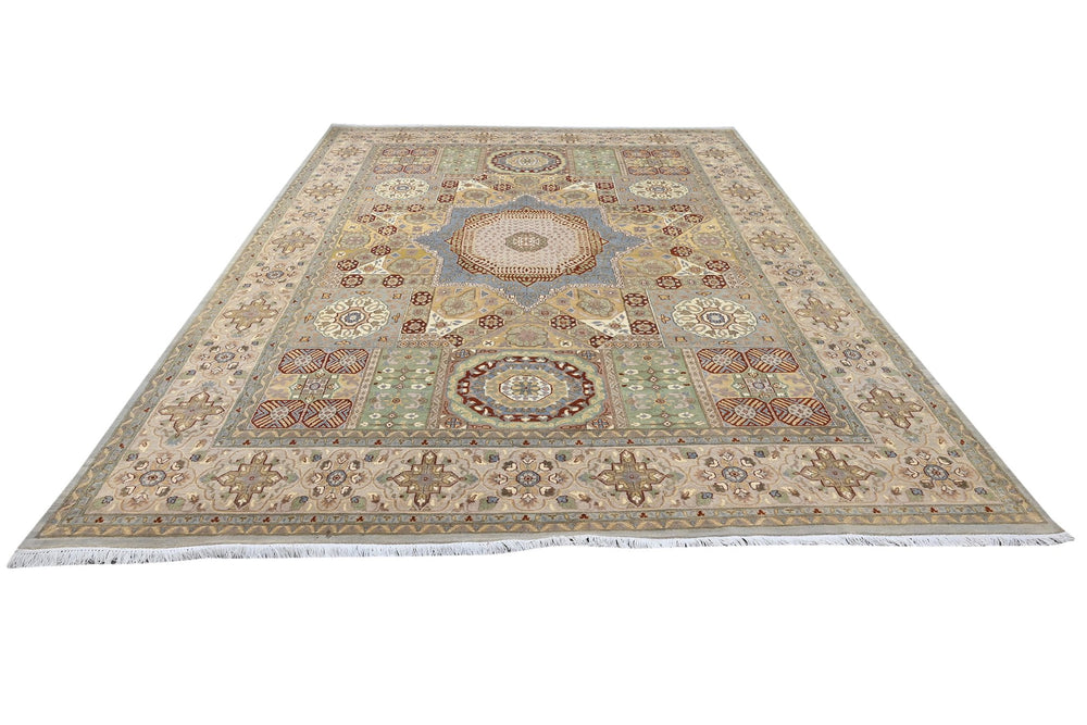 brown Oversized rug 9' 0" x 12' 4"
