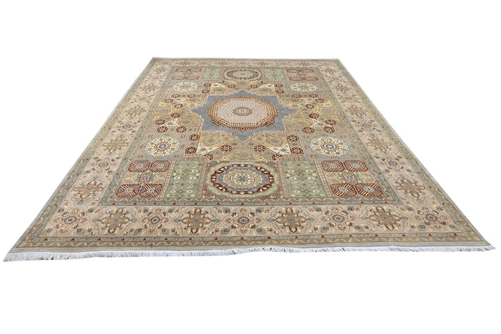brown Oversized rug 9' 0" x 12' 4"