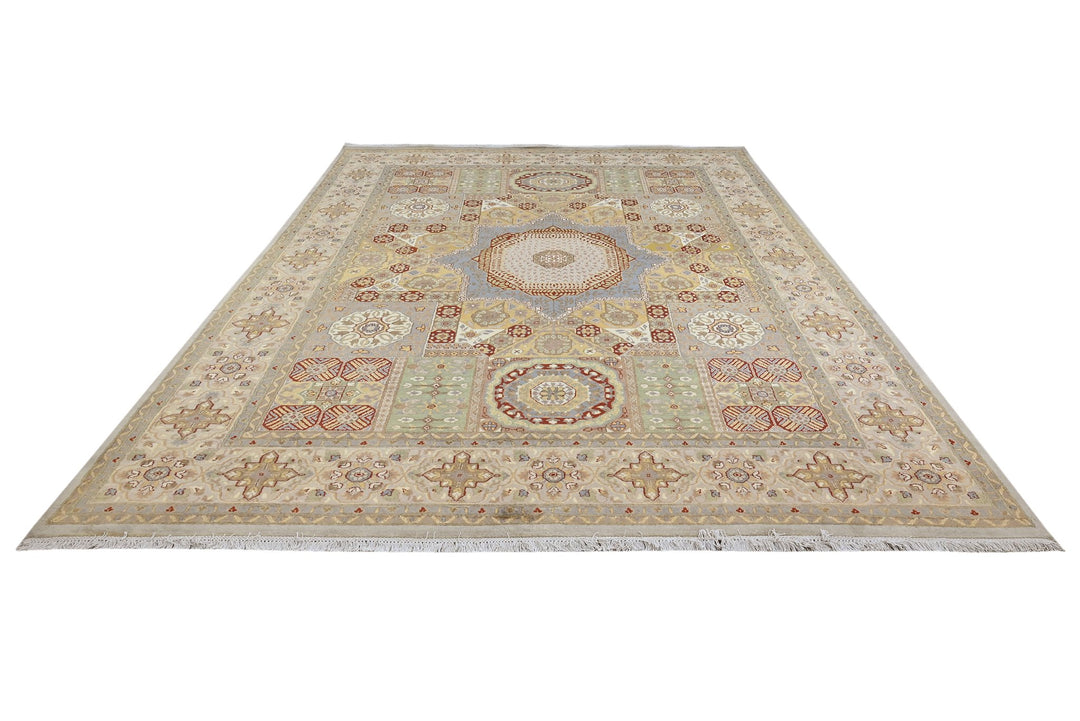 brown Oversized rug 9' 0" x 12' 4"