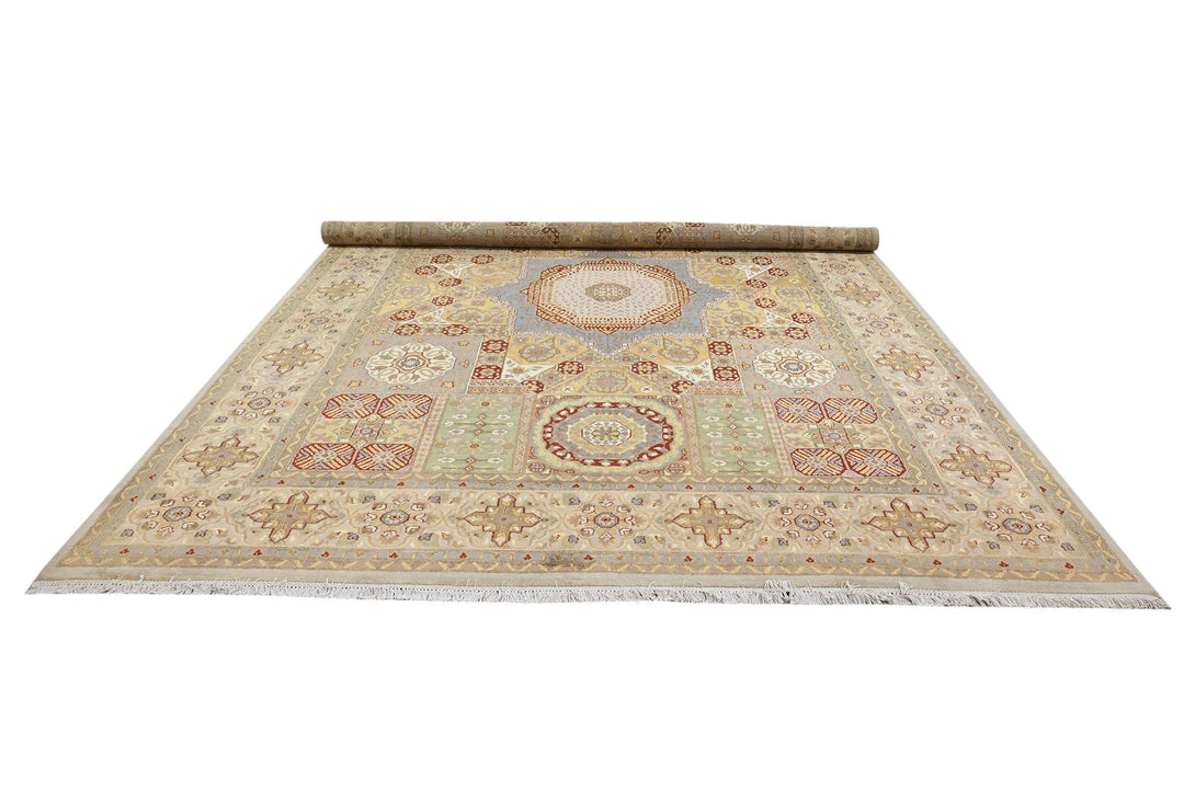 brown Oversized rug 9' 0" x 12' 4"