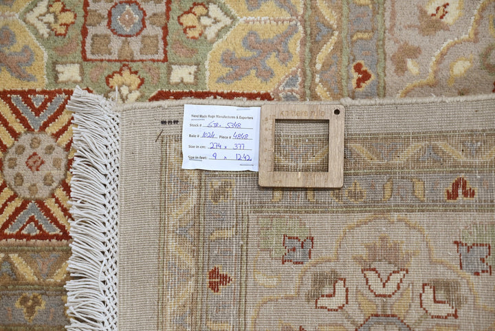 brown Oversized rug 9' 0" x 12' 4"