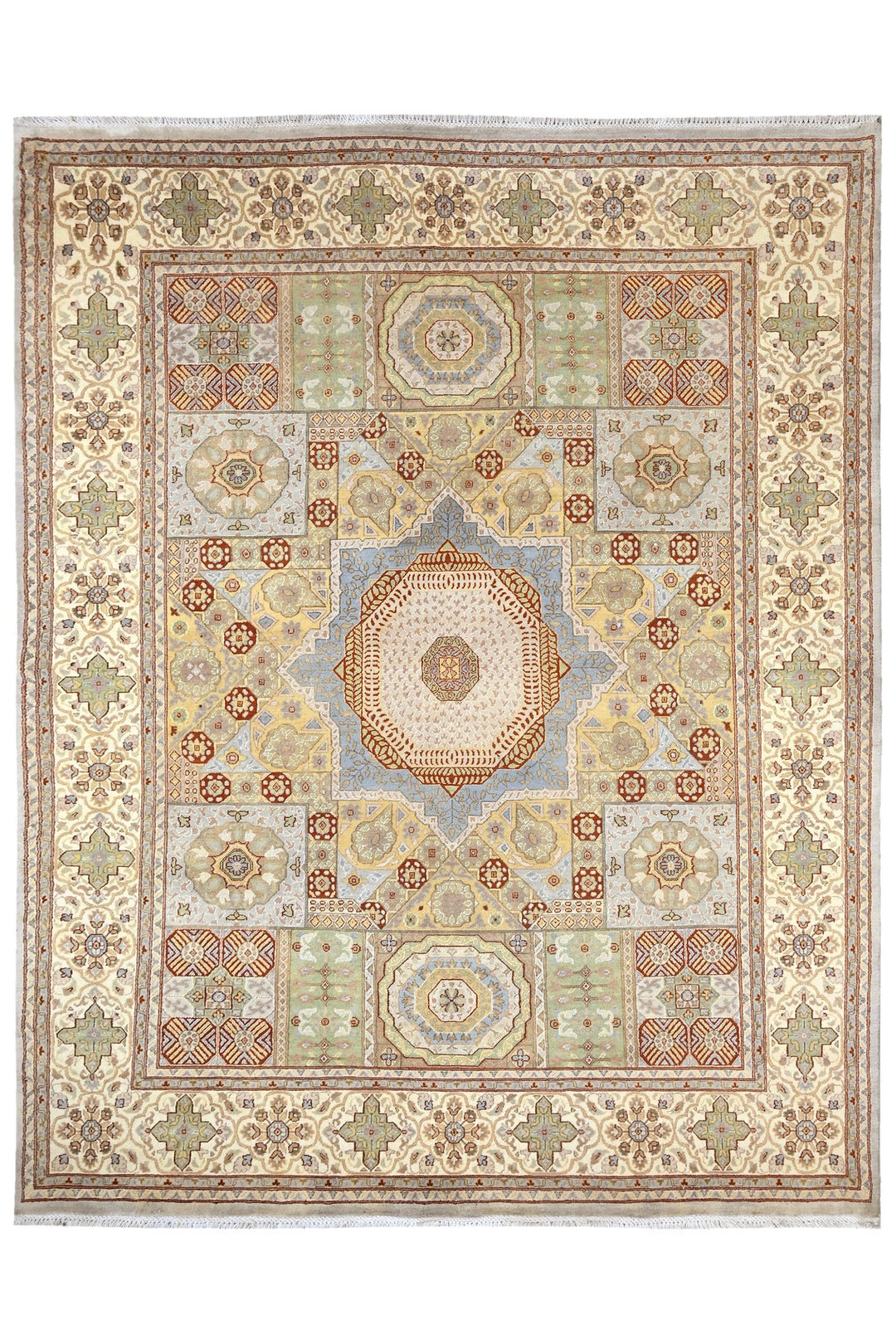 white Large rug 8' 0" x 10' 3"