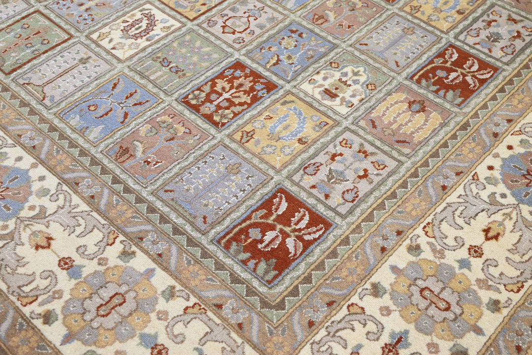 white Large rug 8' 1" x 10' 1"
