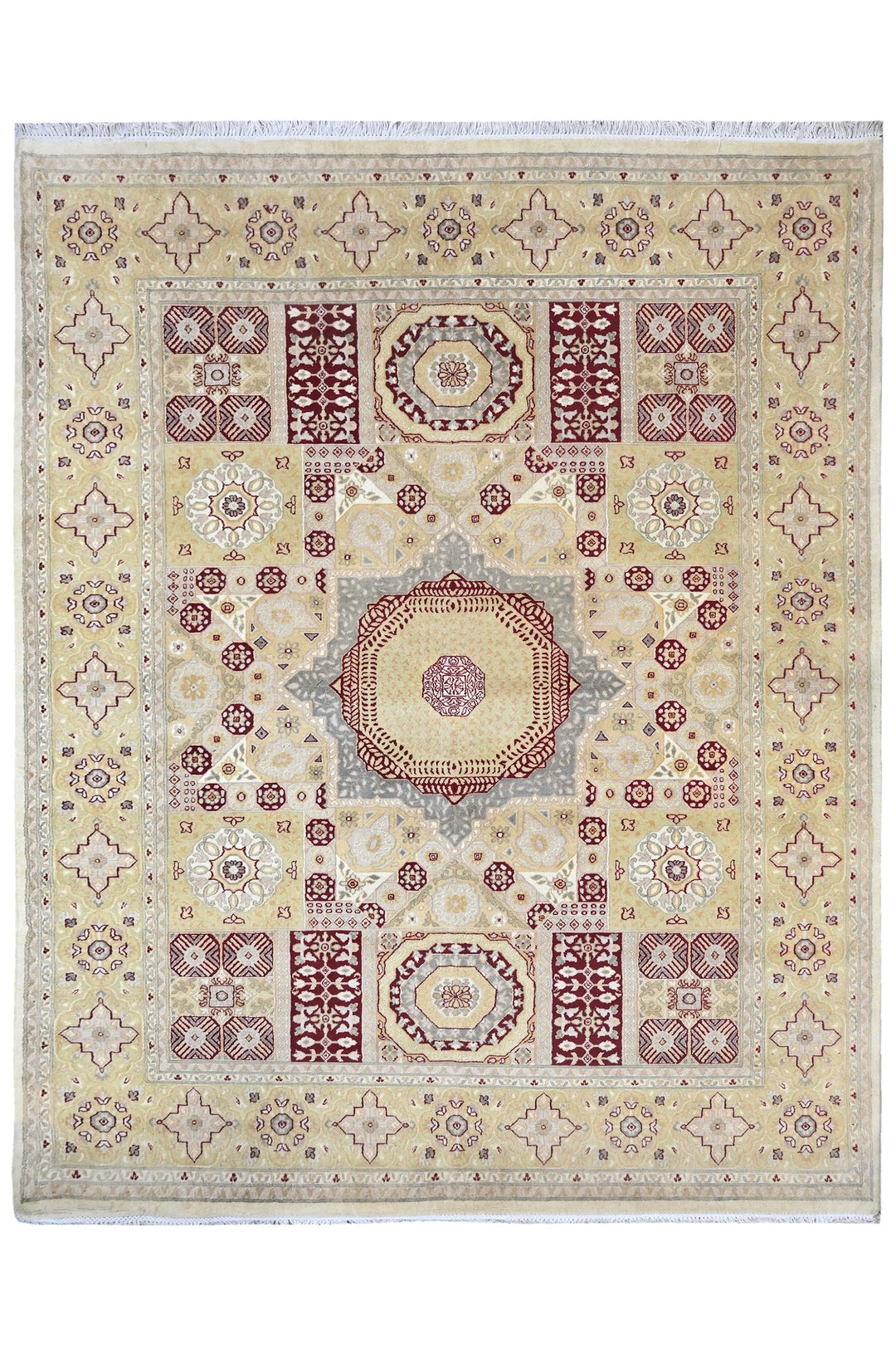 yellow Large rug 8' 0" x 10' 1"