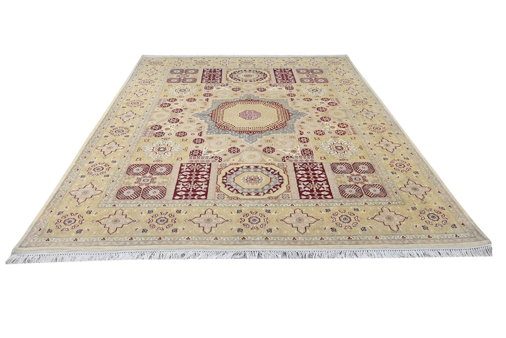 yellow Large rug 8' 0" x 10' 1"