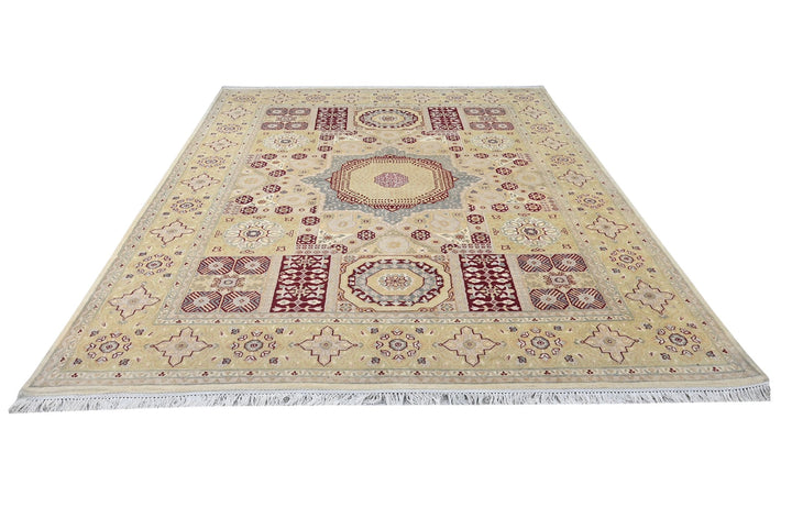 yellow Large rug 8' 0" x 10' 1"