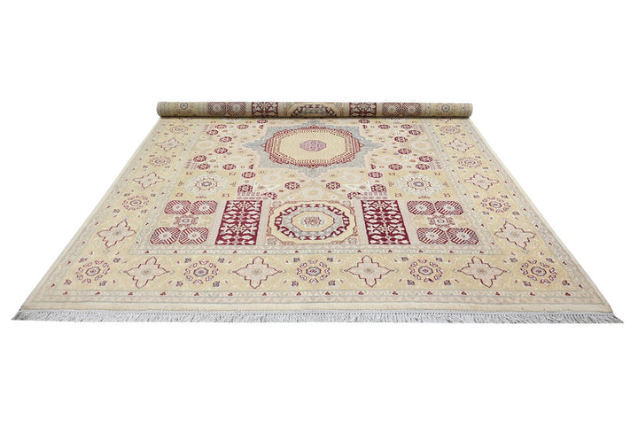 yellow Large rug 8' 0" x 10' 1"