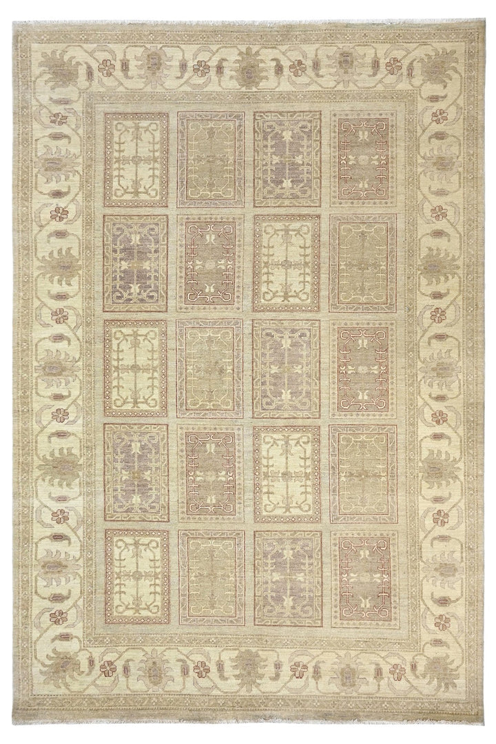 brown Large rug 6' 6" x 9' 8"