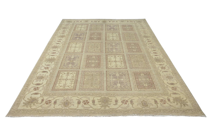 brown Large rug 6' 6" x 9' 8"