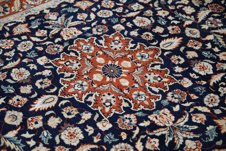 blue Medium rug 4' 6" x 7' 4"