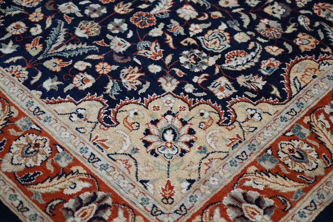 blue Medium rug 4' 6" x 7' 4"