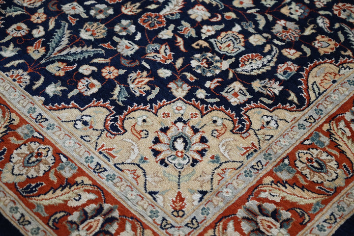 blue Medium rug 4' 6" x 7' 4"