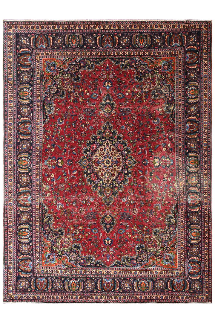 red Oversized rug 9' 3" x 12' 6"