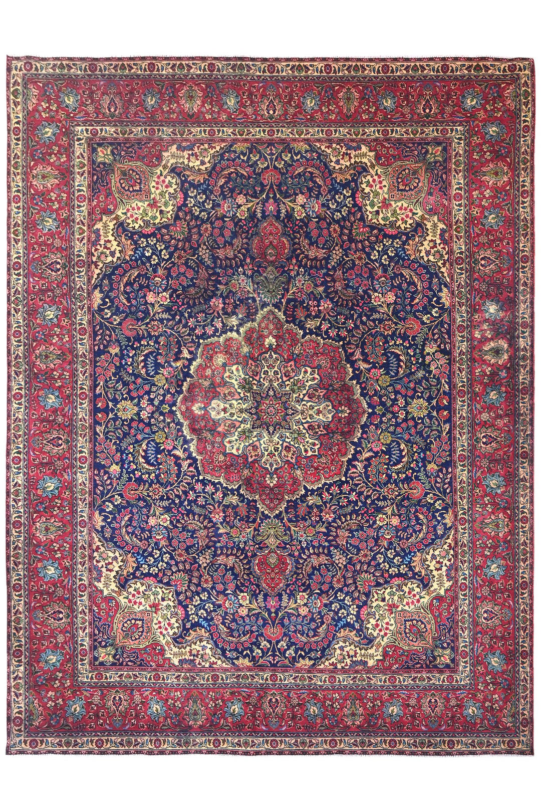 blue Oversized rug 9' 7" x 12' 8"
