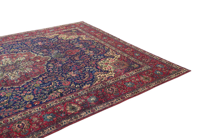 blue Oversized rug 9' 7" x 12' 8"
