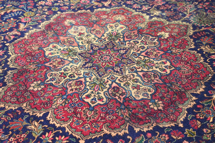 blue Oversized rug 9' 7" x 12' 8"