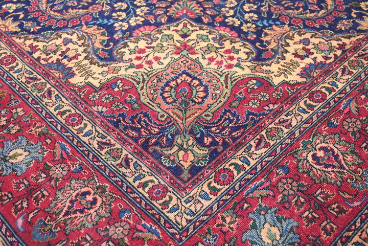 blue Oversized rug 9' 7" x 12' 8"