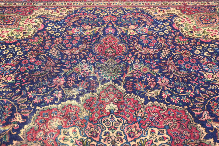 blue Oversized rug 9' 7" x 12' 8"