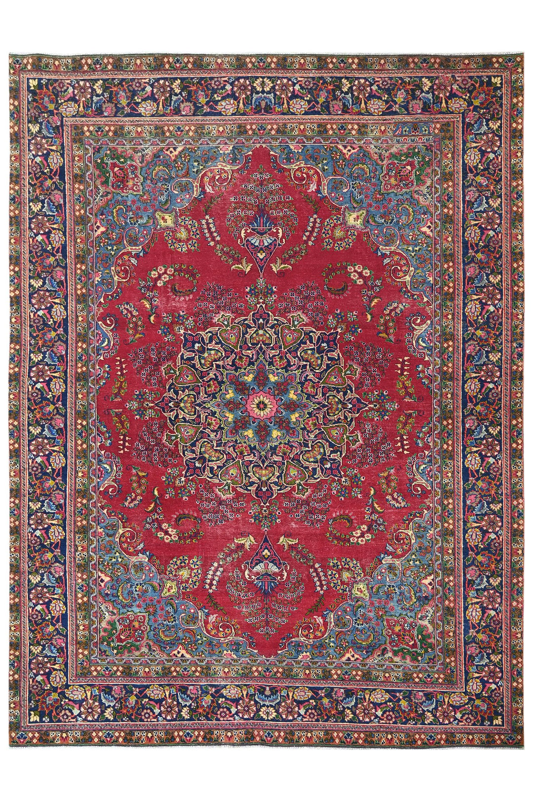 red Oversized rug 9' 0" x 12' 2"