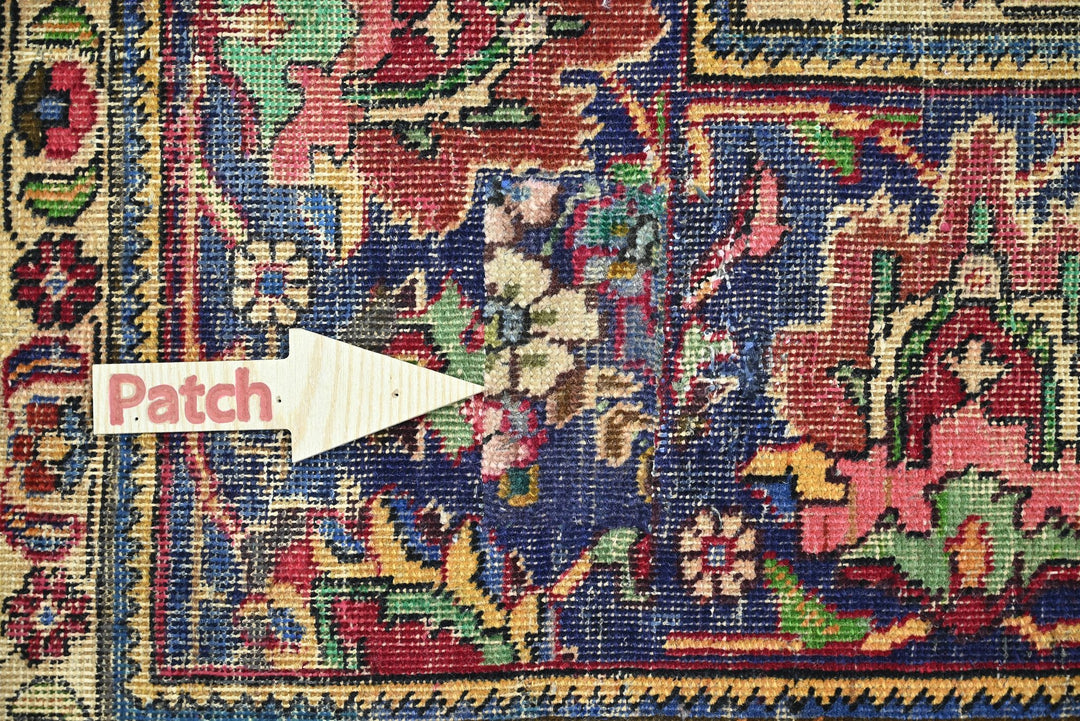 red Oversized rug 9' 6" x 12' 4"