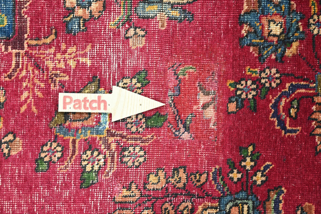 red Oversized rug 9' 7" x 12' 4"