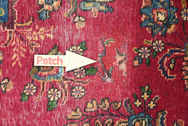 red Oversized rug 9' 7" x 12' 4"