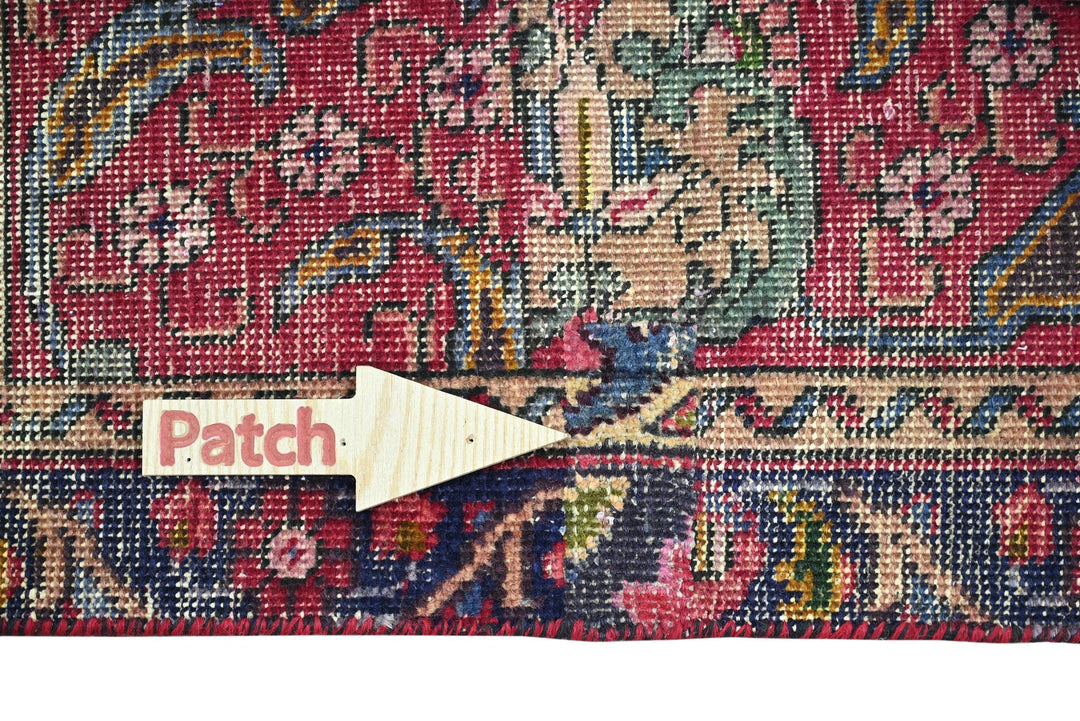 red Oversized rug 9' 7" x 12' 5"