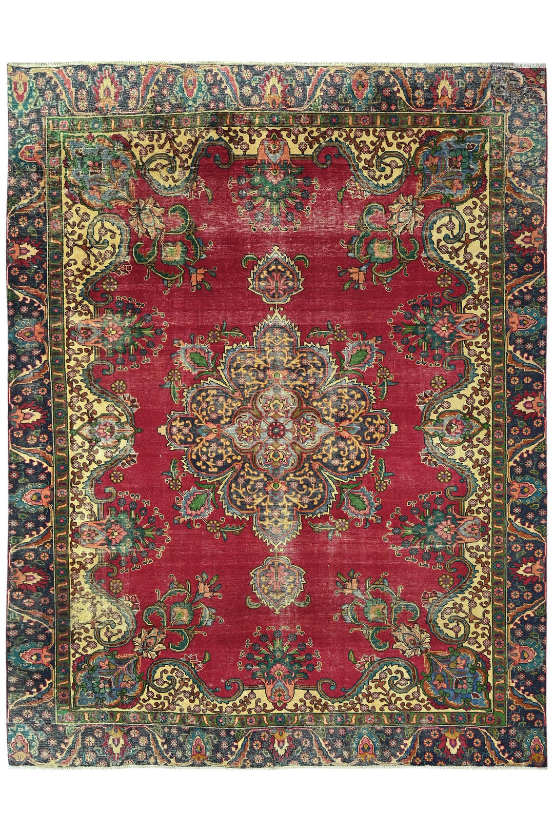 red Oversized rug 9' 0" x 11' 9"